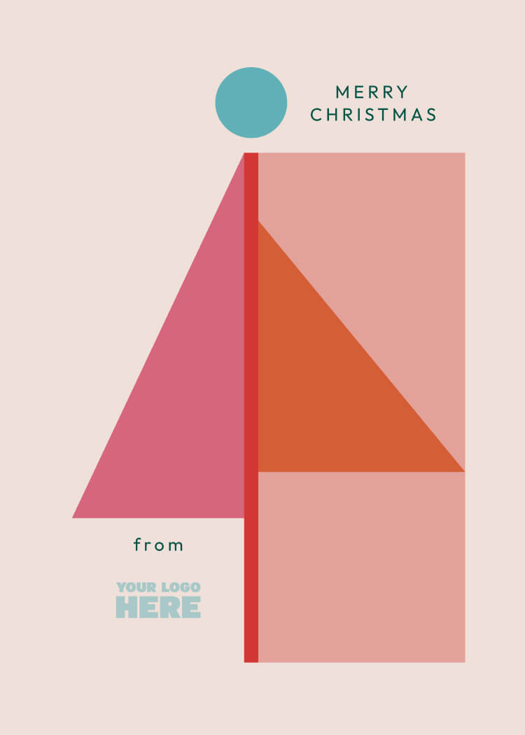 P-2 holiday card design