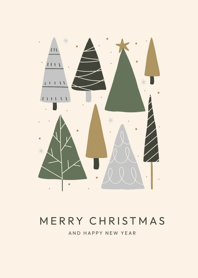P-20 holiday card design