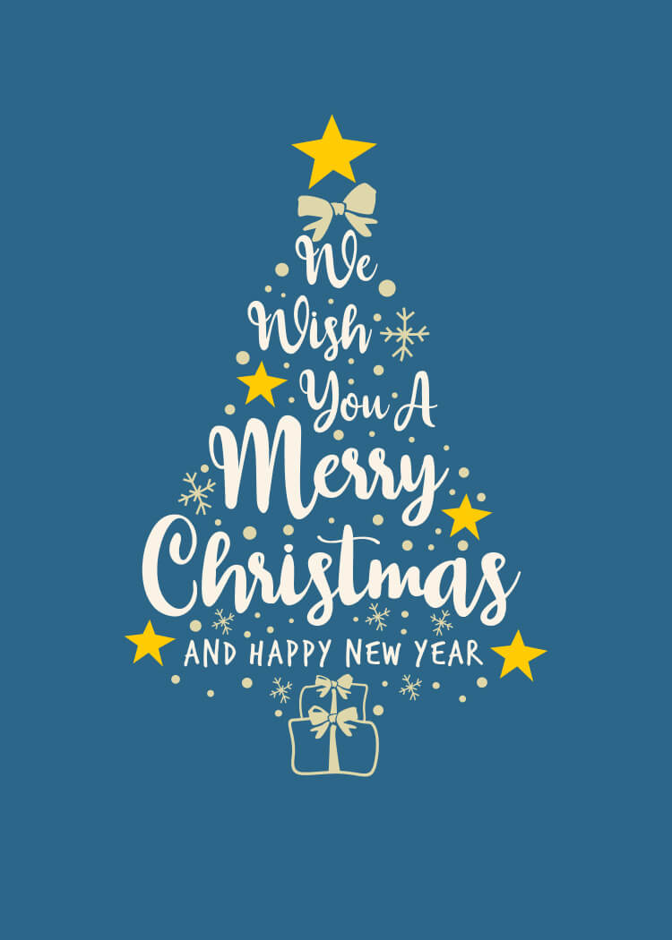 P-20 holiday card design