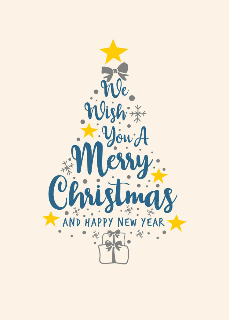 P-22 holiday card design