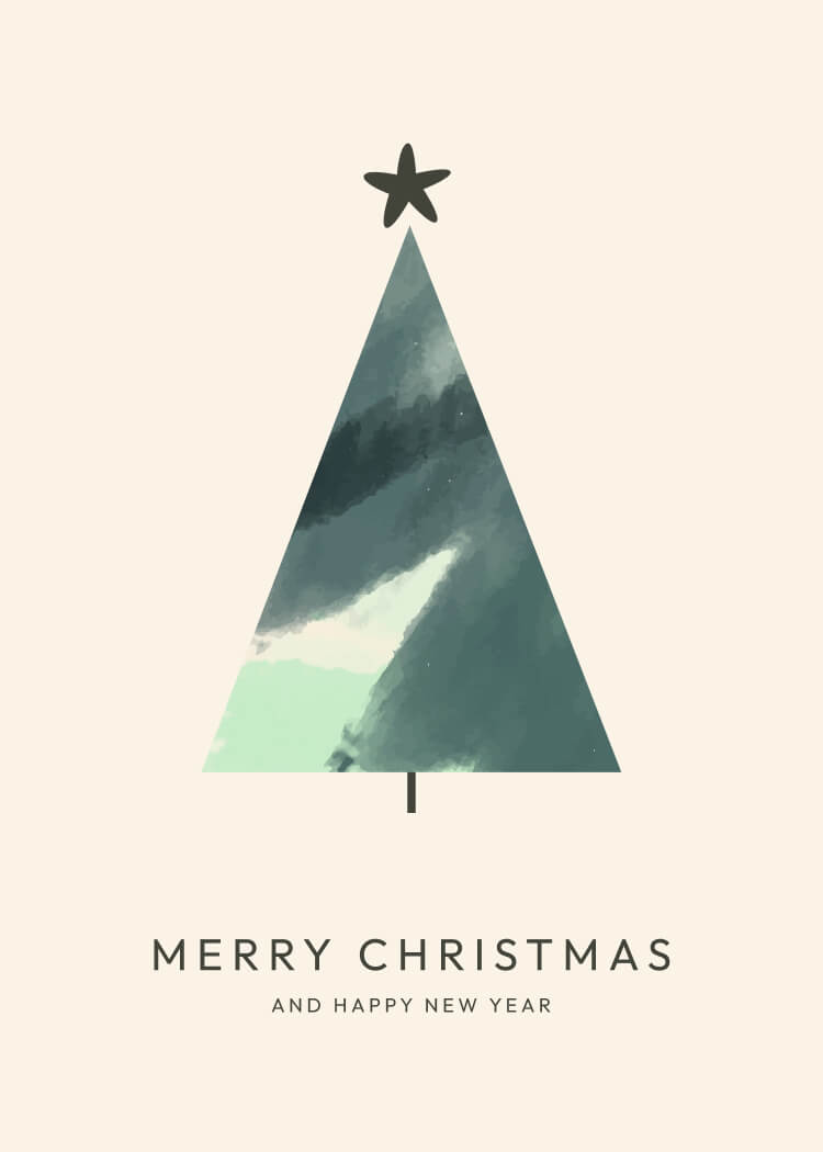 P-14 holiday card design
