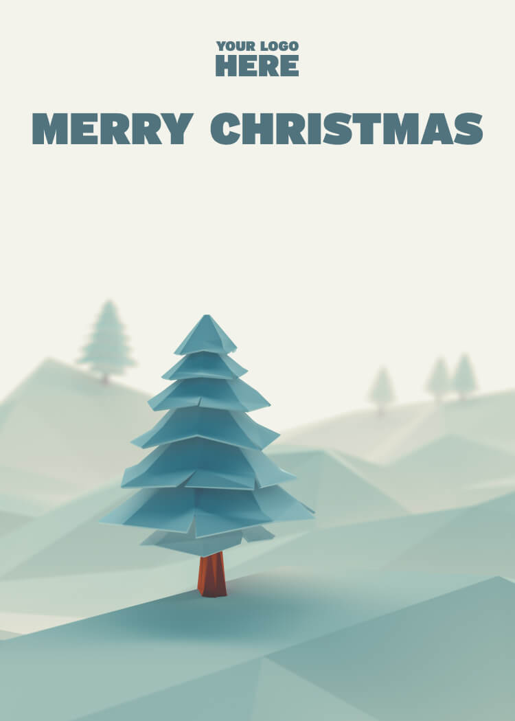 P-6 holiday card design