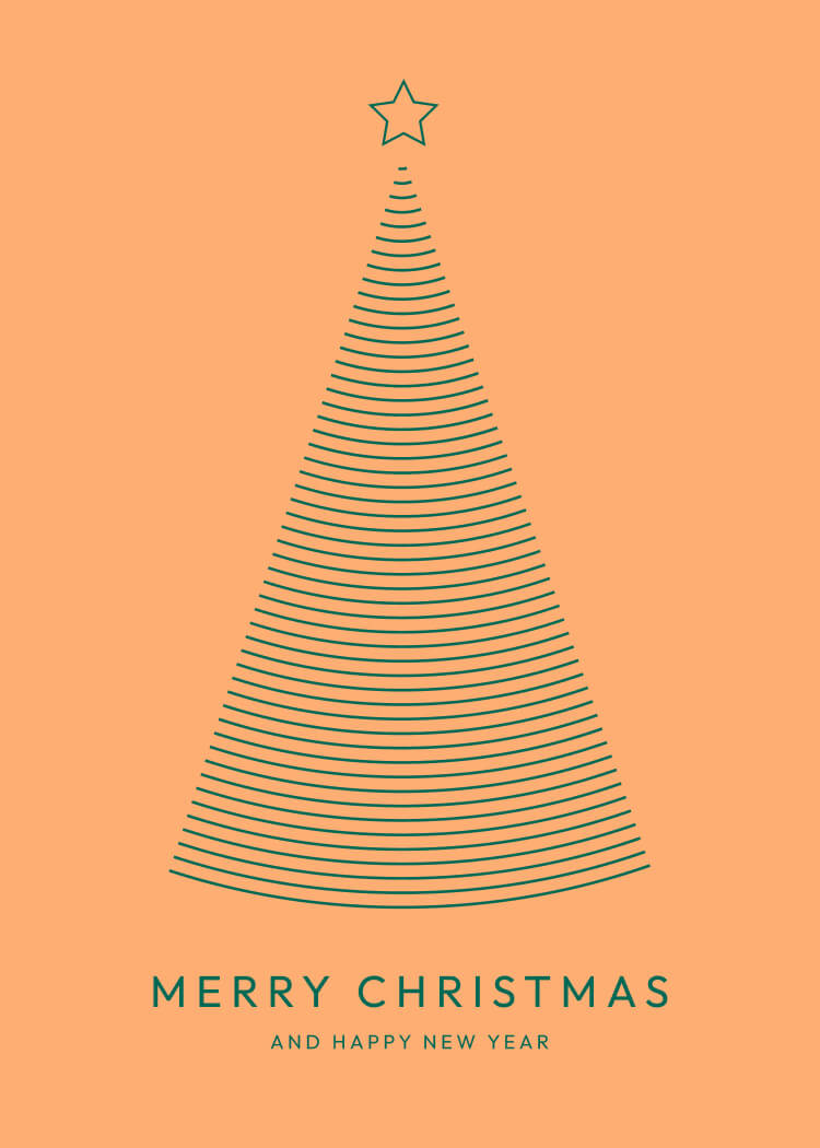 P-17 holiday card design