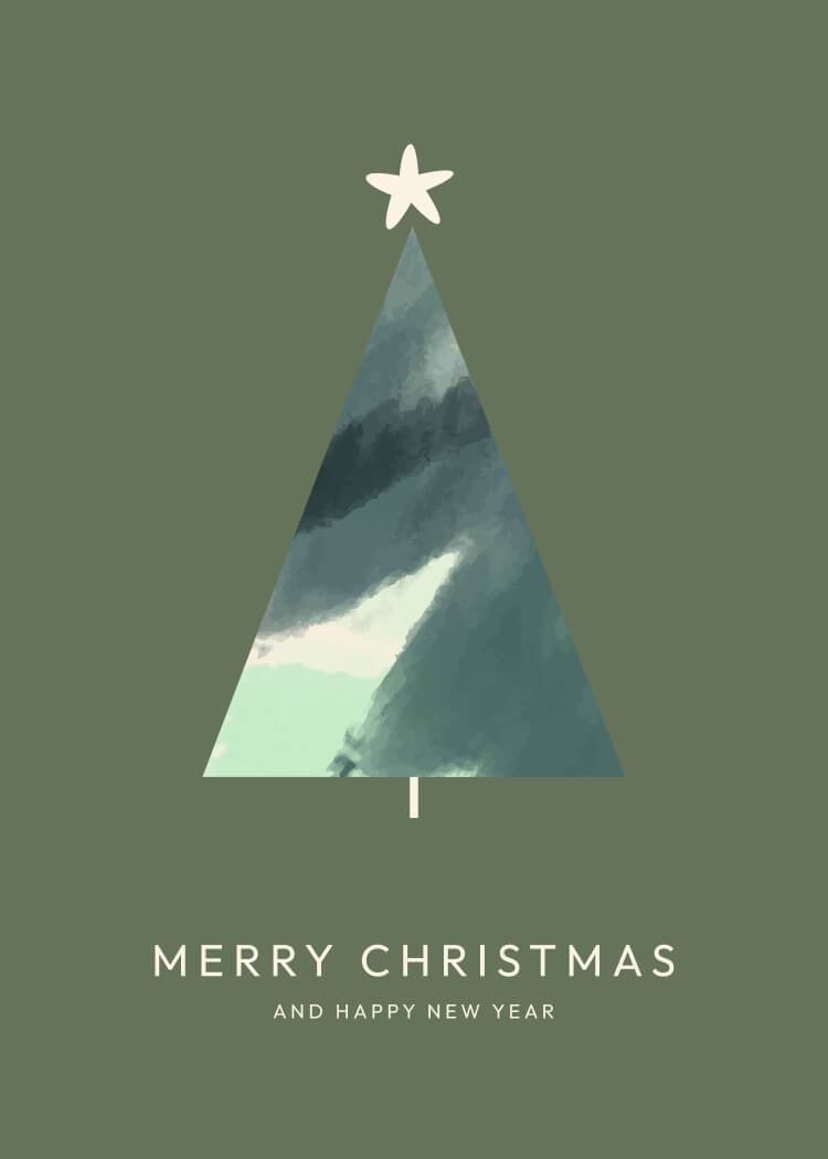 P-12 holiday card design