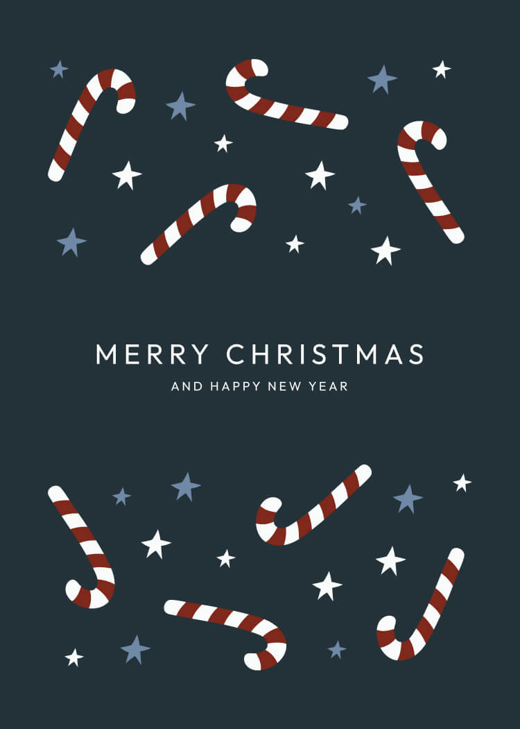 P-29 holiday card design